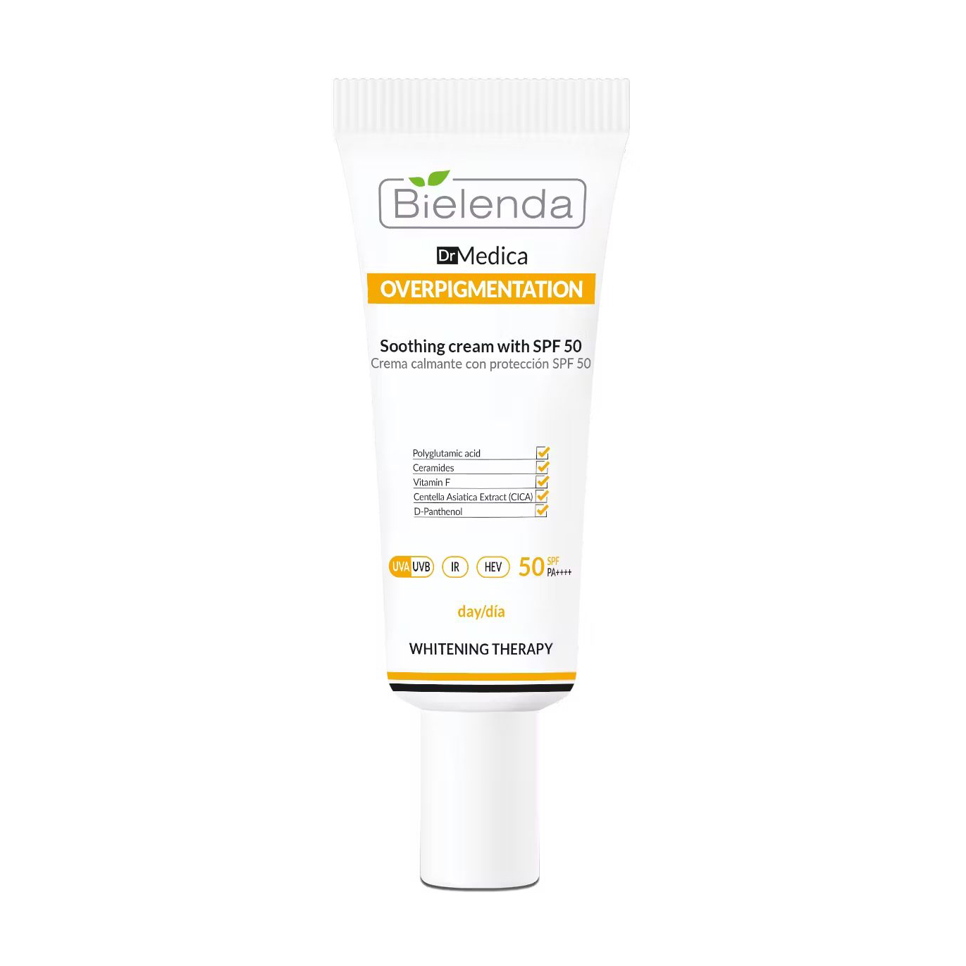 Заспокійливий крем для обличчя Bielenda Dr Medica Overpigmentation Soothing Cream, SPF 50, 50 мл